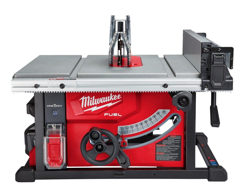 Milwaukee&reg; Red Cordless Battery 15A Table Saw Tool Kit 
