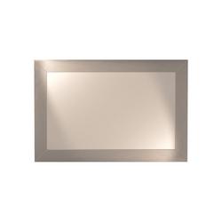 24 x 36 in. Rectangular Framed Mirror in Satin Nickel