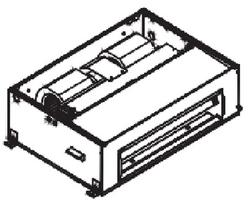 2 Ton Coiling - Cased Ceiling Fan Coil - Piston