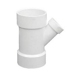 8 x 8 x 4 in. Gasket PVC DWV Wye