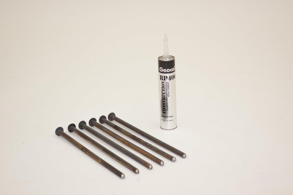 Eagle Black ANCHOR KIT FOR PARKING STOP 