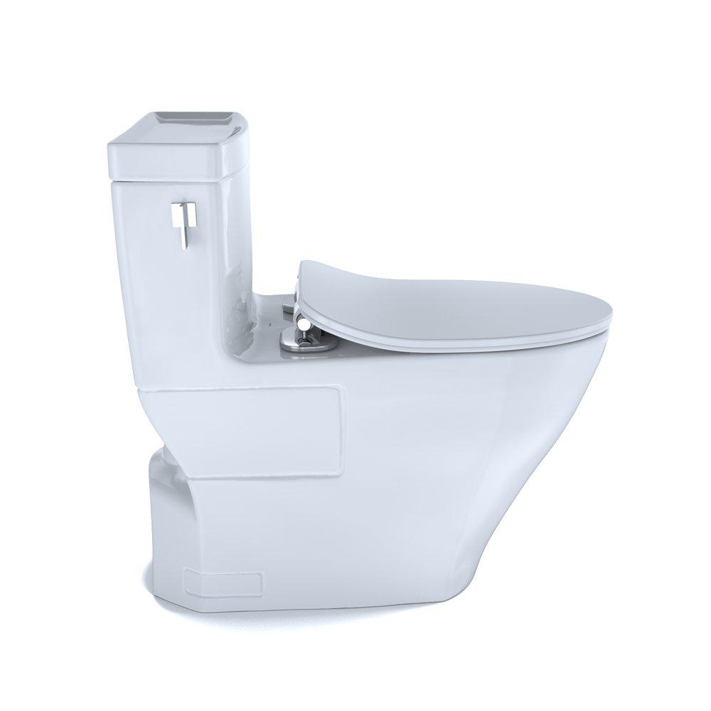 TOTO Cotton 1.28 gpf Elongated One Piece Toilet 