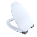 Elongated Closed Front Toilet Seat with Cover in Cotton