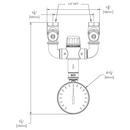 Speakman Rough Brass 9.7 gpm Thermostat Mixing Valve in Rough Brass 