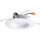 5 in. and 6 in. 65W 3000 Kelvin 90 CRI LED Recessed Ceiling Light Fixture Retrofit Downlight in Matte White