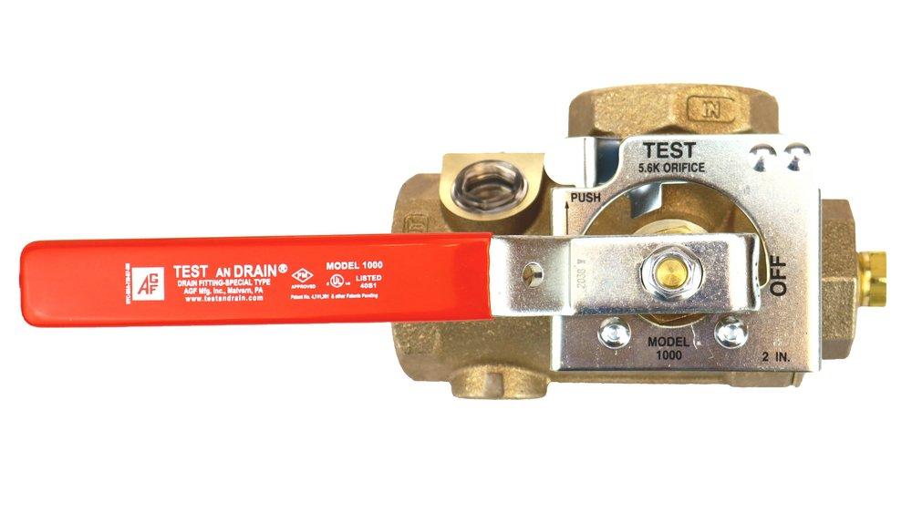AGF Manufacturing NPT Bronze Test and Drain Valve 