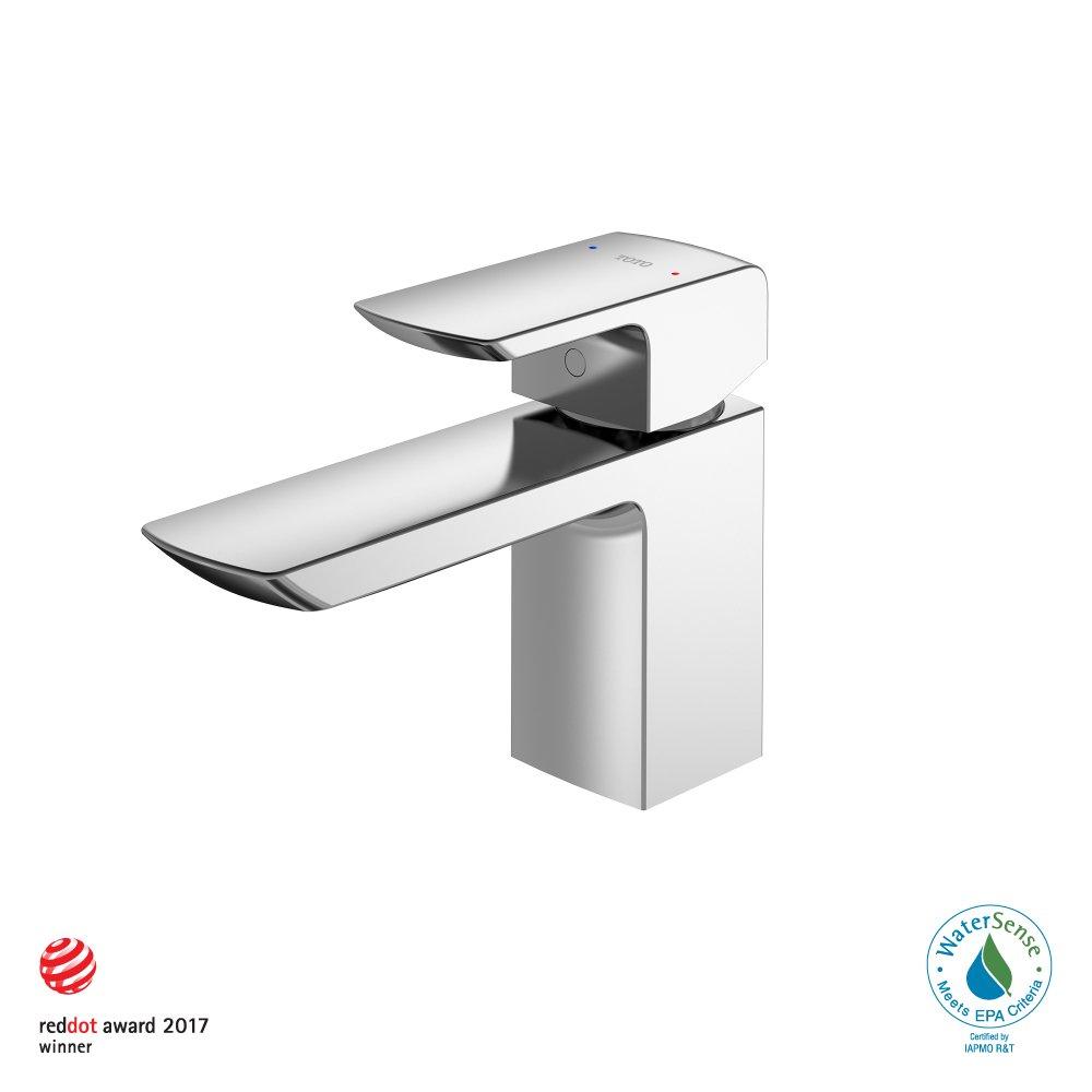 TOTO Polished Chrome Single Handle Monoblock Bathroom Sink Faucet 