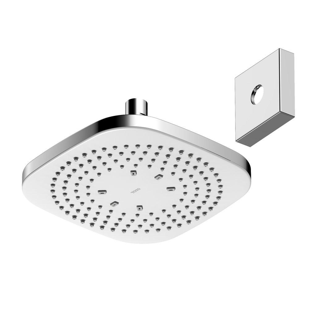 TOTO Polished Chrome Single Rain Showerhead 