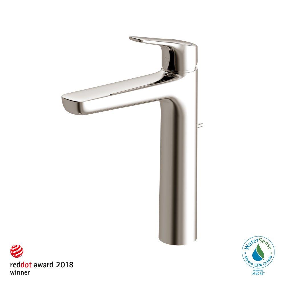 TOTO Polished Nickel Single Handle Vessel Filler Bathroom Sink Faucet Lever Handle 