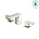 TOTO Brushed Nickel Two Handle Widespread Bathroom Sink Faucet Lever Handle 
