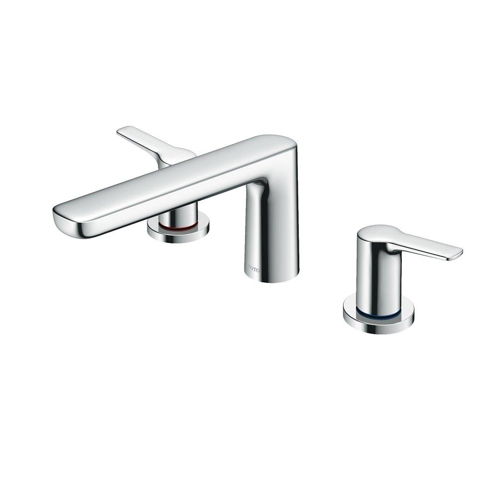 TOTO Polished Chrome Two Handle Roman Tub Faucet Trim Only 