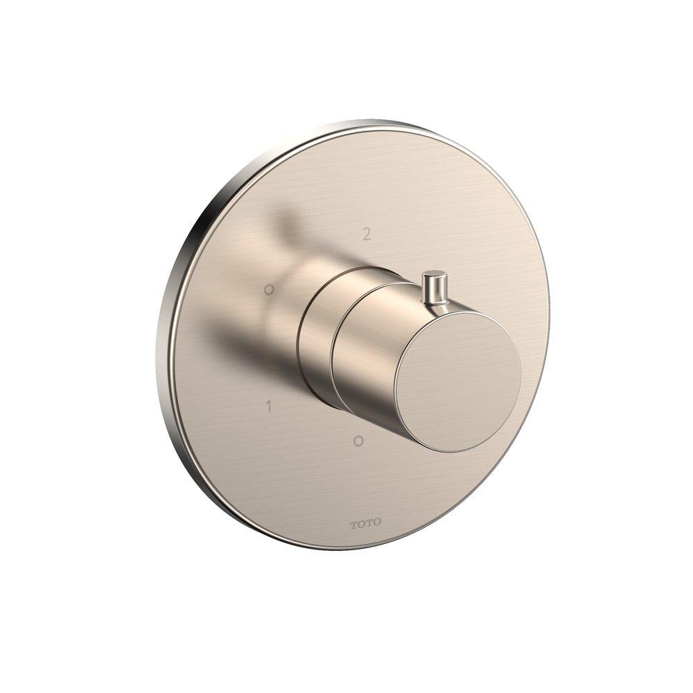TOTO Brushed Nickel 3-3/8 in. Brass Valve Trim for TBN01101U Valve 