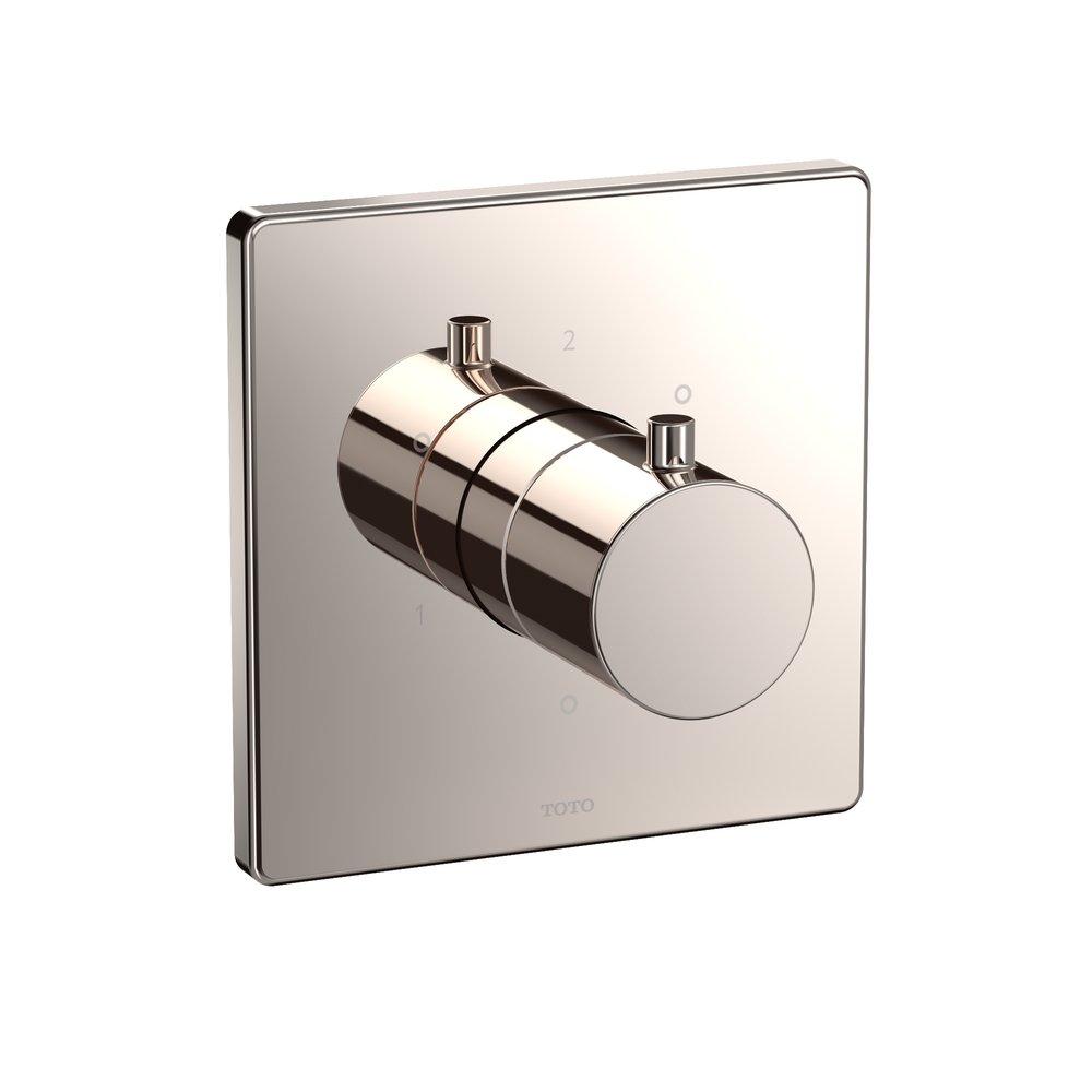 TOTO Polished Chrome 3-3/8 in. Brass Valve Trim for TBN01101U Valve 