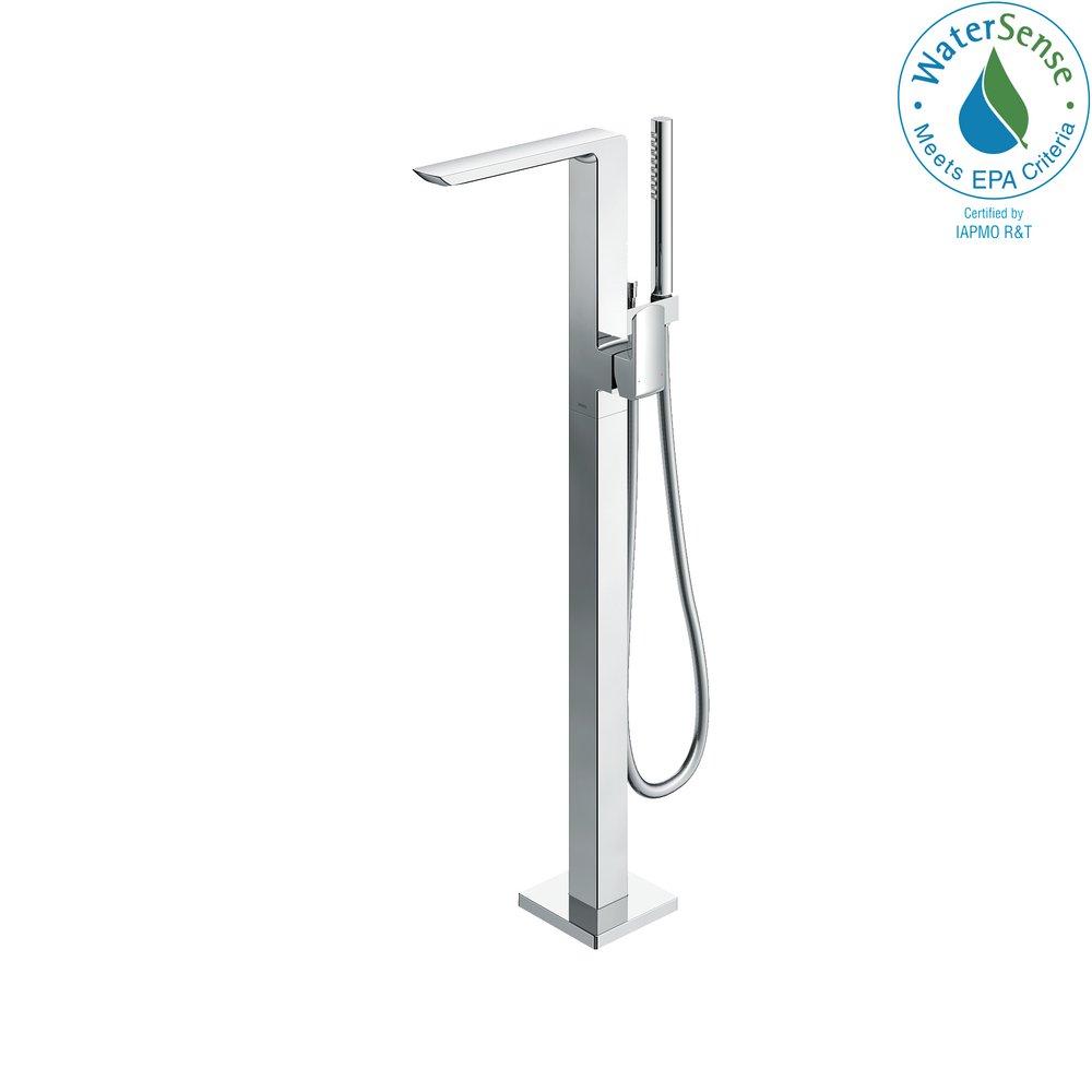 TOTO Polished Chrome Single Handle Lever Floor Mount Filler 
