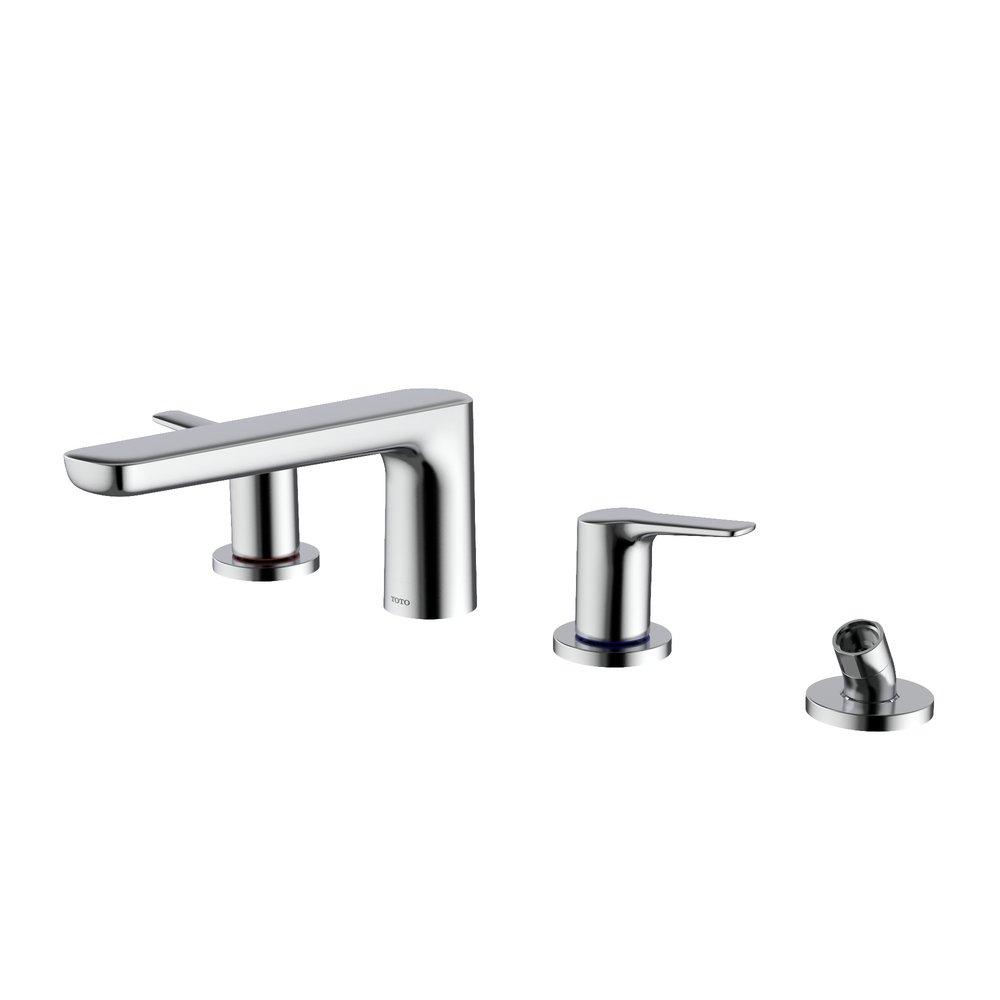 TOTO Polished Chrome Two Handle Roman Tub Faucet (Trim Only) 