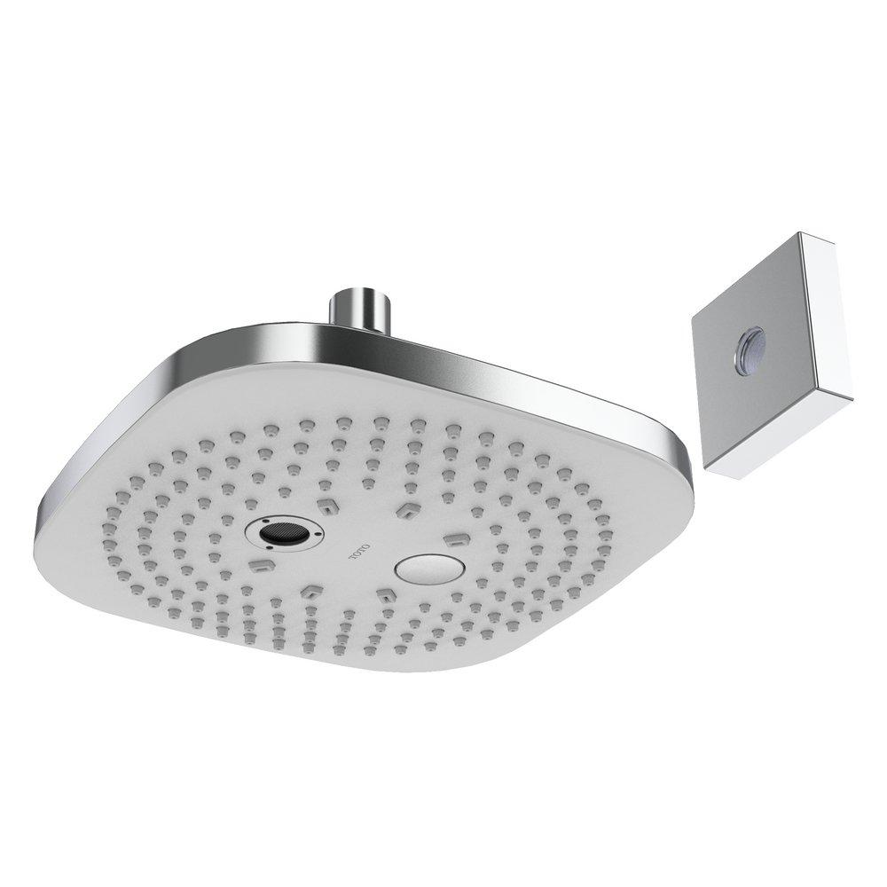 TOTO Polished Chrome Dual Massage and Rain Showerhead 