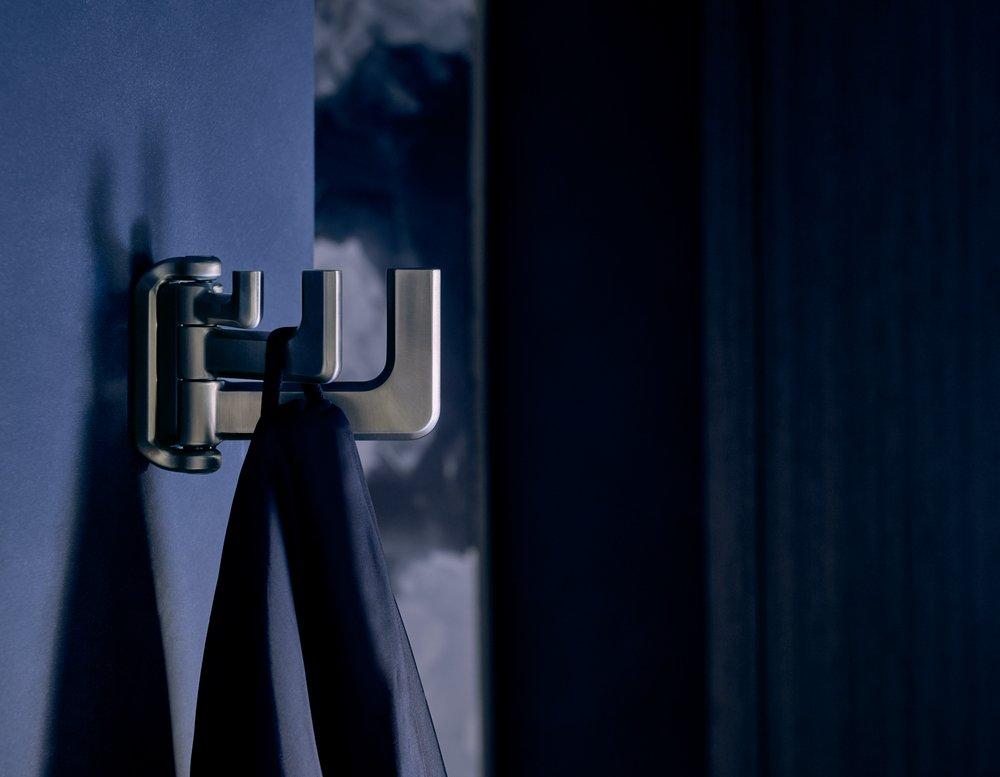 Brizo Luxe Steel 2-Hook Robe Hook 