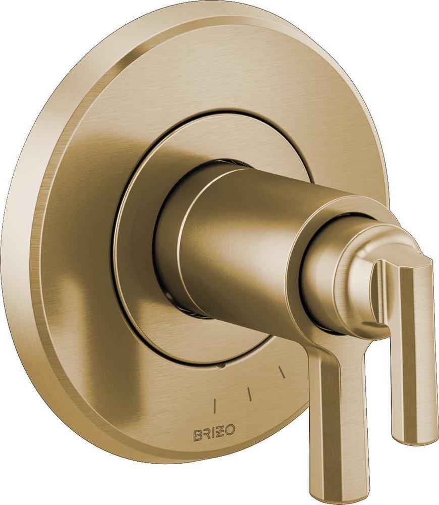Brizo Luxe Gold Two Handle Bathtub & Shower Faucet (Trim Only) 