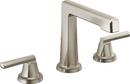 Brizo Luxe Nickel Two Handle Widespread Bathroom Sink Faucet Handles Sold Separately 