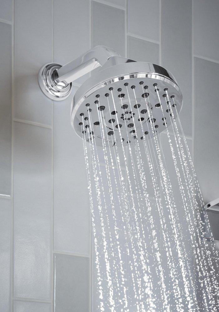 Brizo Chrome 7-3/4 in. Shower Arm and Flange 