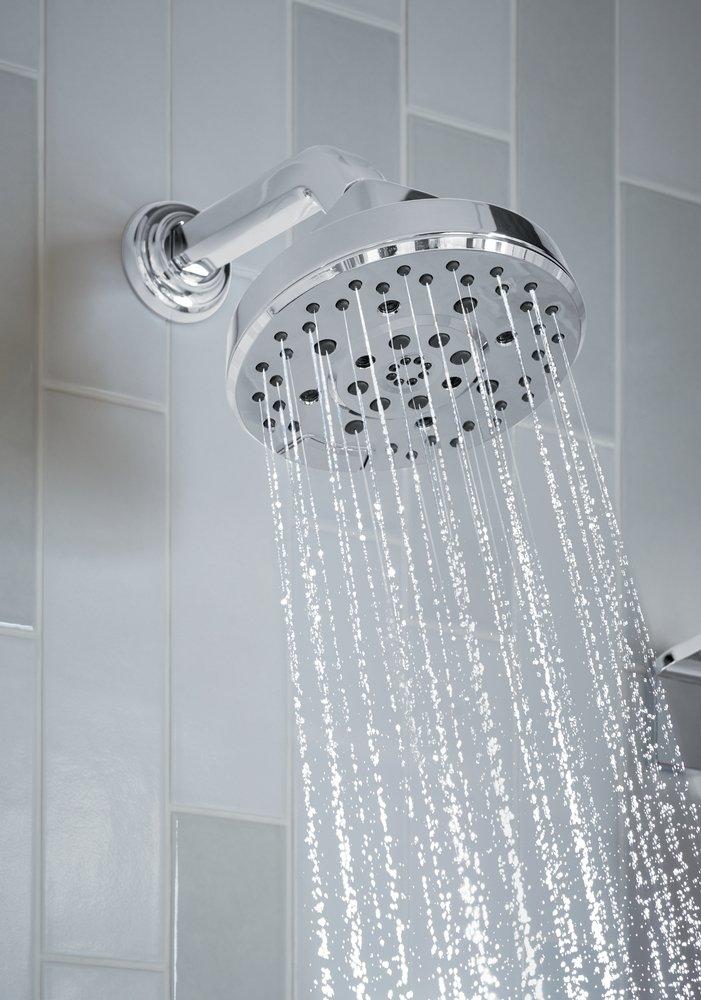 Brizo Chrome 7-3/4 in. Shower Arm and Flange 