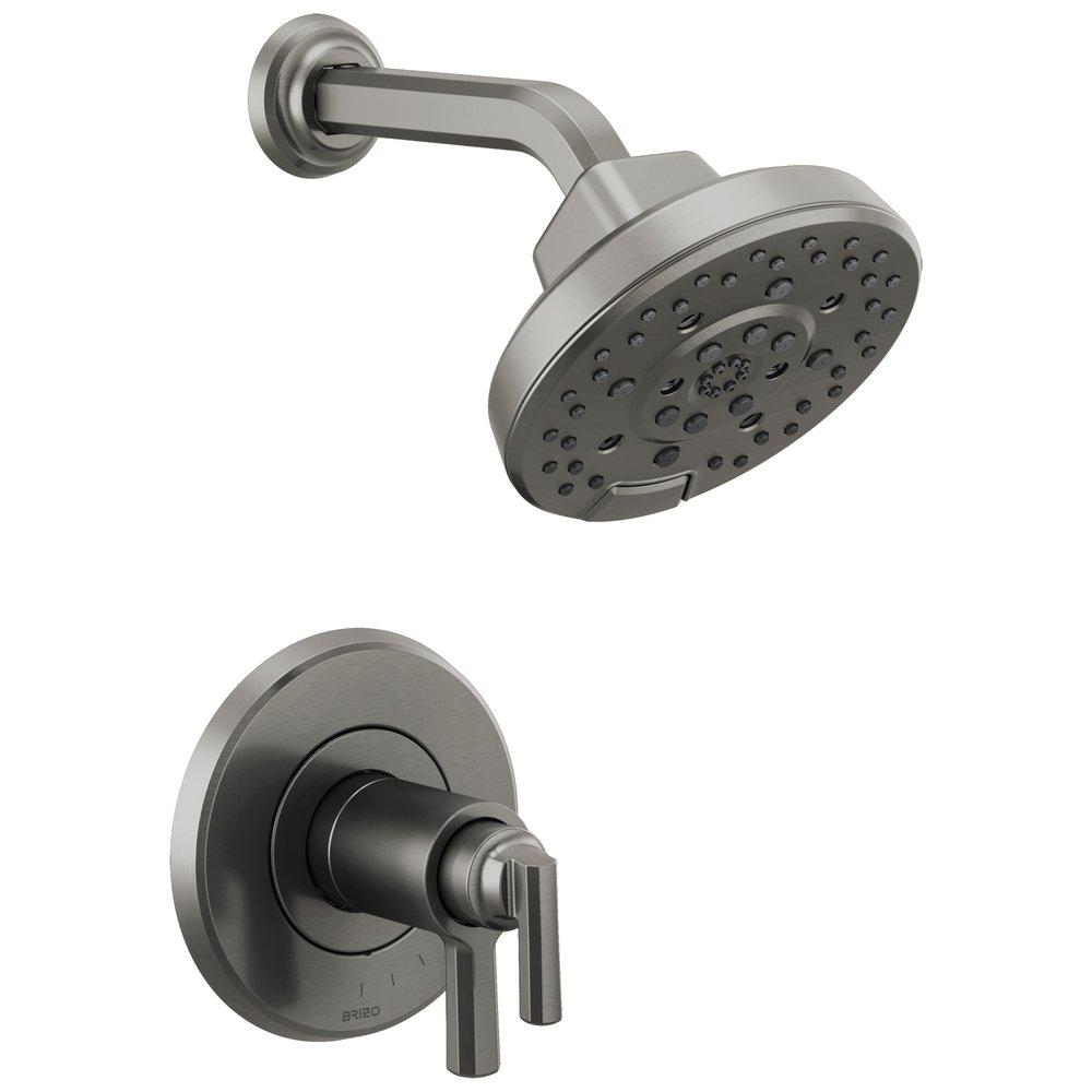Brizo Luxe Steel Two Handle Multi Function Shower Faucet (Trim Only) 