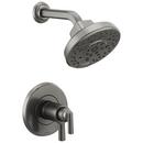 Two Handle Multi Function Shower Faucet in Luxe Steel (Trim Only)
