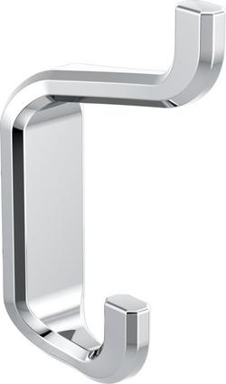 2-Hook Robe Hook in Chrome
