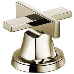 Widespread Low Cross Bathroom Faucet Handle Kit in Polished Nickel