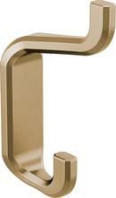 Brizo Luxe Gold 2-Hook Robe Hook 