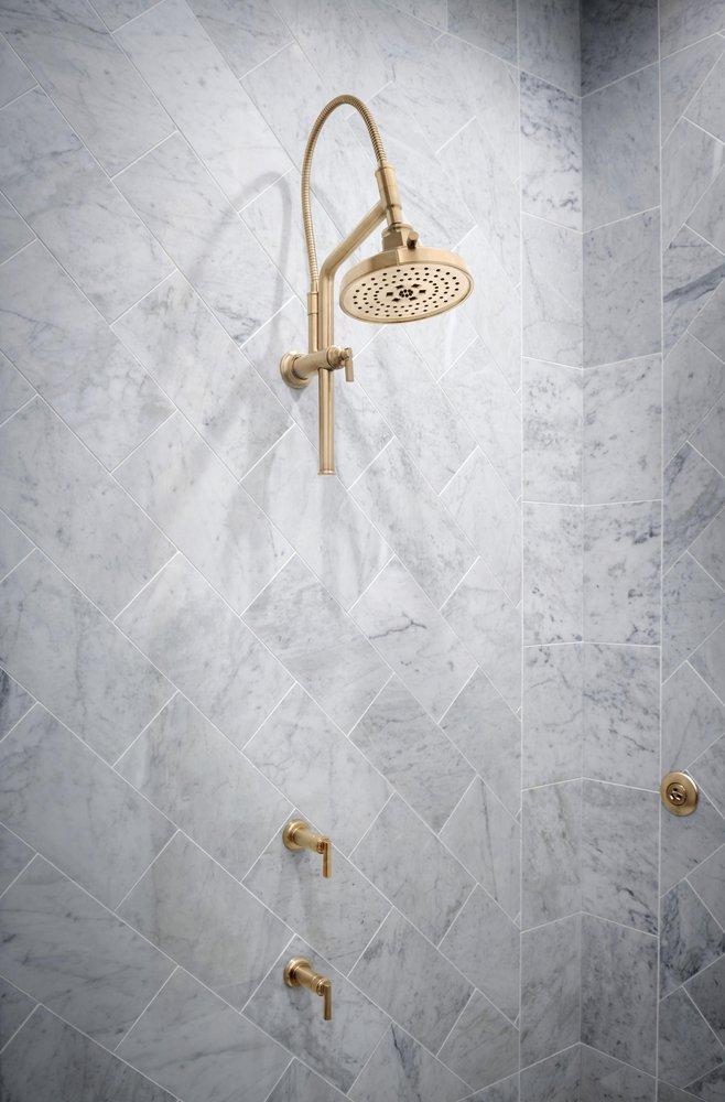 Brizo Luxe Gold Single Handle Bathtub & Shower Faucet (Trim Only) 