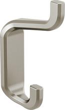 Brizo Luxe Nickel 2-Hook Robe Hook 
