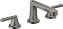 Brizo Luxe Steel Deck Mount Widespread Bathroom Sink Faucet with Low Spout (Handles Sold Separately) 
