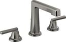 Brizo Luxe Steel Two Handle Widespread Bathroom Sink Faucet Handles Sold Separately 