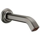 7-3/4 in. Shower Arm and Flange in Luxe Steel