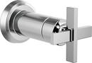 Trim with Single Cross Handle for R35600 Volume Control Rough Valve in Polished Chrome