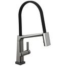 Single Handle Pull Down Touch Activated Kitchen Faucet with Two-Function Spray, Magnetic Docking and Touch2O Technology in Black Stainless