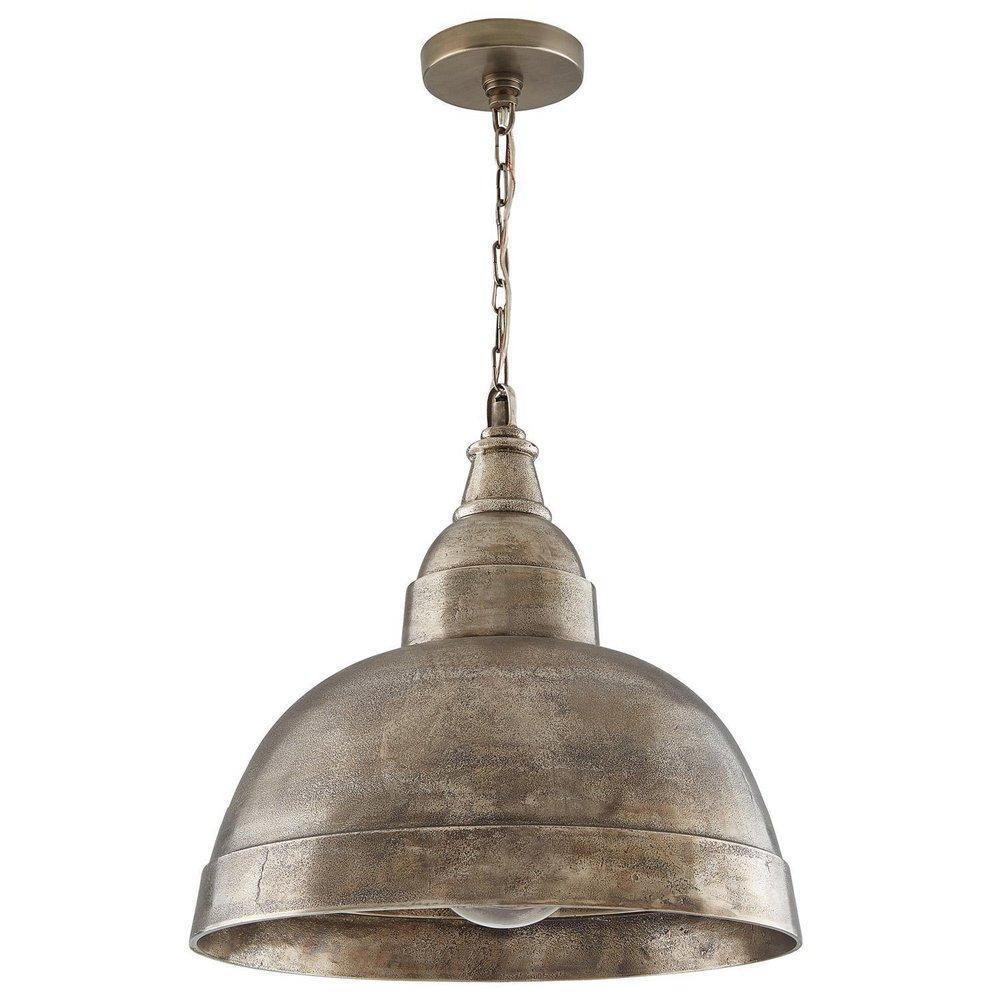 Capital Lighting Oxidized Nickel 17 in. 100W 1-Light Medium E-26 Incandescent Pendant 