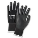 ERB Safety Black Polyurethane Glove in Black 