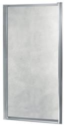 27 x 65 x 0.25 in. Framed Pivot Shower Door with Obscure Glass in Silver