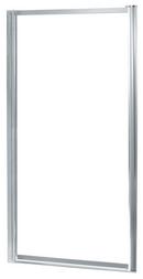 31 x 65 x 0.25 in. Framed Pivot Shower Door with Clear Glass in Silver
