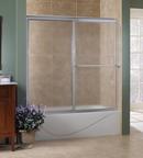 Foremost Industries Silver 60 x 58 x 0.75 in. Framed Sliding Tub Door with Obscure Glass 