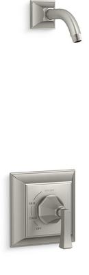 KOHLER Vibrant&reg; Brushed Nickel Wall Mount Shower Valve Trim with Single Lever Handle (Less Showerhead) 