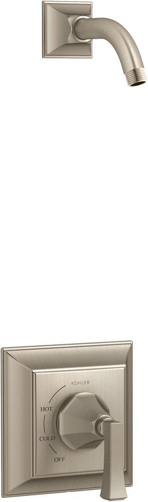 KOHLER Vibrant&reg; Brushed Bronze Wall Mount Shower Valve Trim with Single Lever Handle (Less Showerhead) 