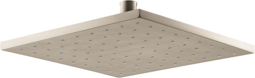 KOHLER Vibrant Brushed Bronze Single Rain Showerhead 