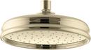 KOHLER Vibrant&reg; French Gold *CVR* CCY 1.75 8 TRAD RND RAIN SHWR 