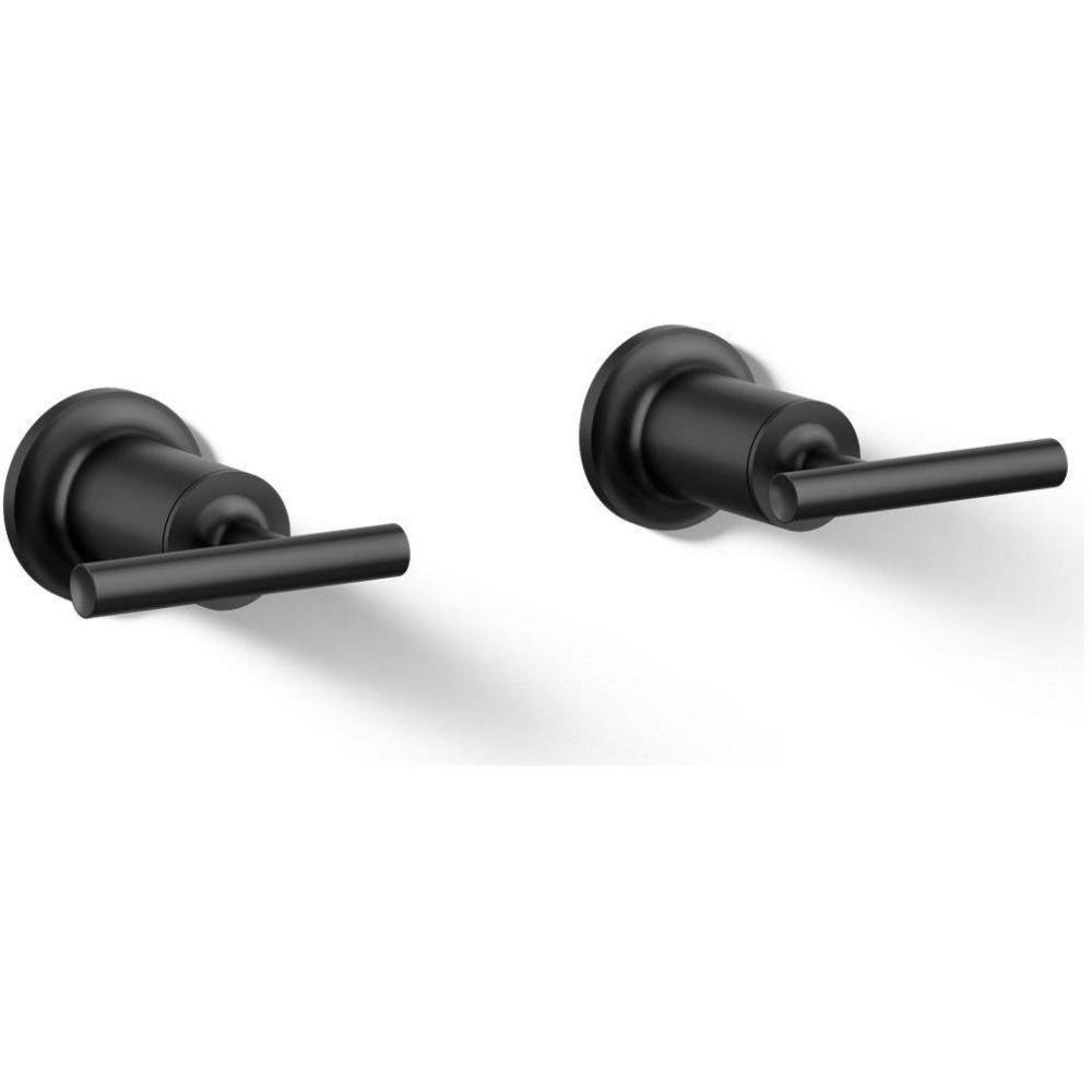 KOHLER Matte Black 4-3/4 in. Brass Handle 