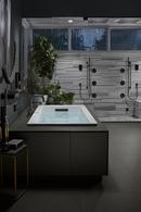 KOHLER Matte Black Two Handle Roman Tub Faucet Trim Only 