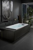 KOHLER Matte Black Two Handle Roman Tub Faucet Trim Only 