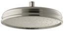 KOHLER Vibrant&reg; Brushed Nickel Single Rain Showerhead 